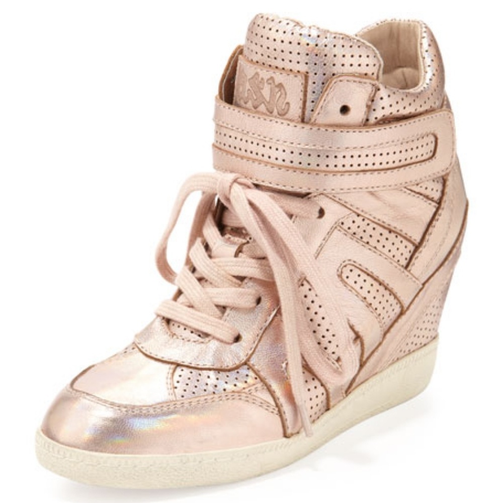 Ash Beck Metallic Wedge Sneakers